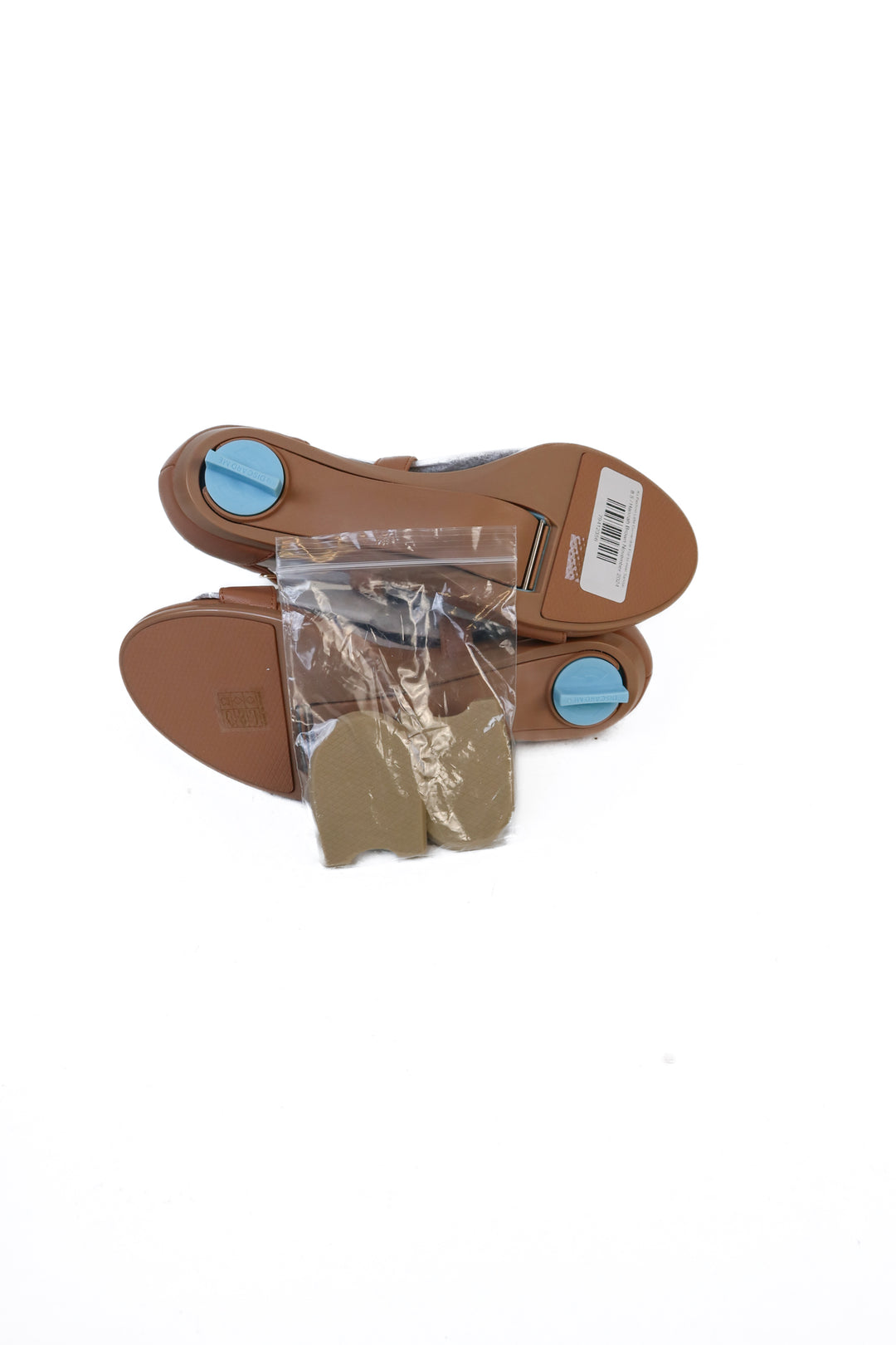 Pashion Latte Convertible Flat to Heel Sandals NWOT (8.5; Retail $145)