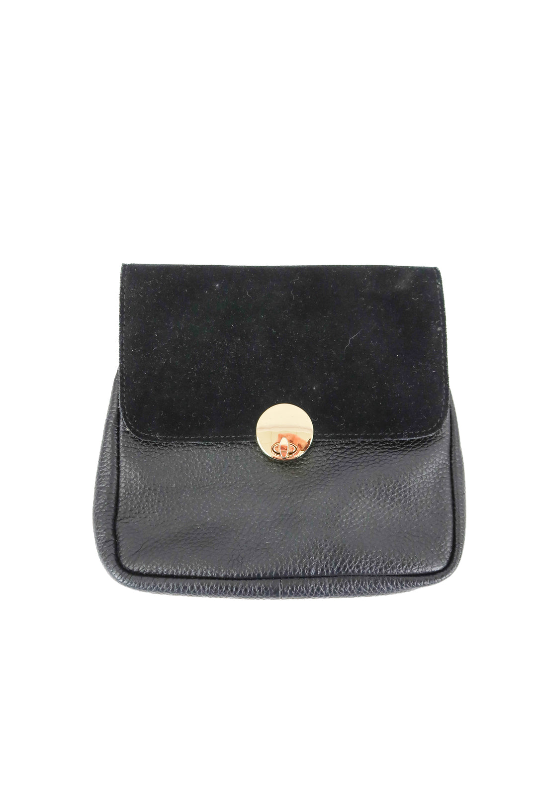 clove & revel black clutch purse/belt bag