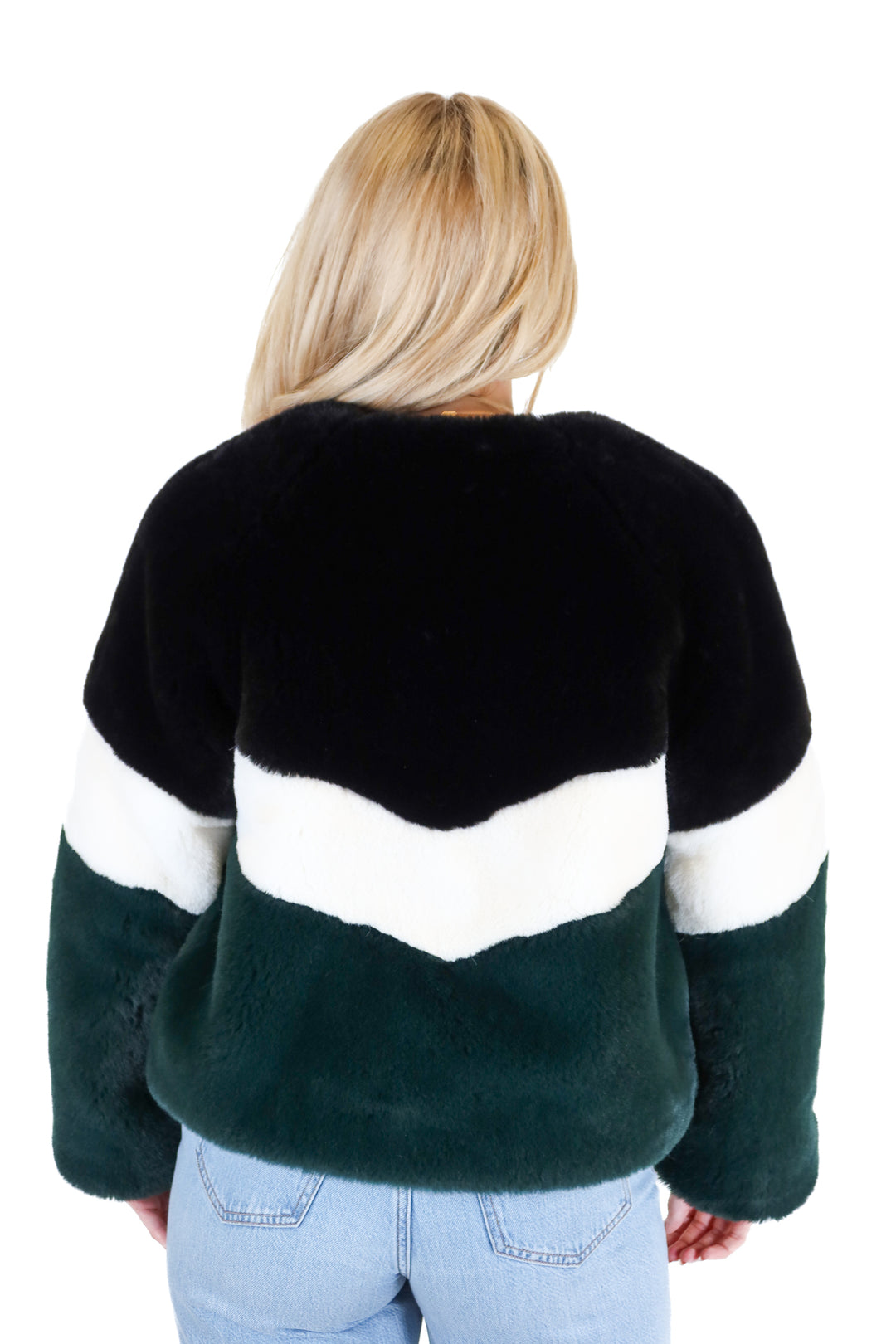 Apparis Faux Fur Cropped Jacket (S; retail $395)