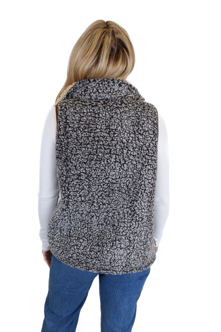 Shop the Mint Fuzzy Sherpa Vest (S/M)