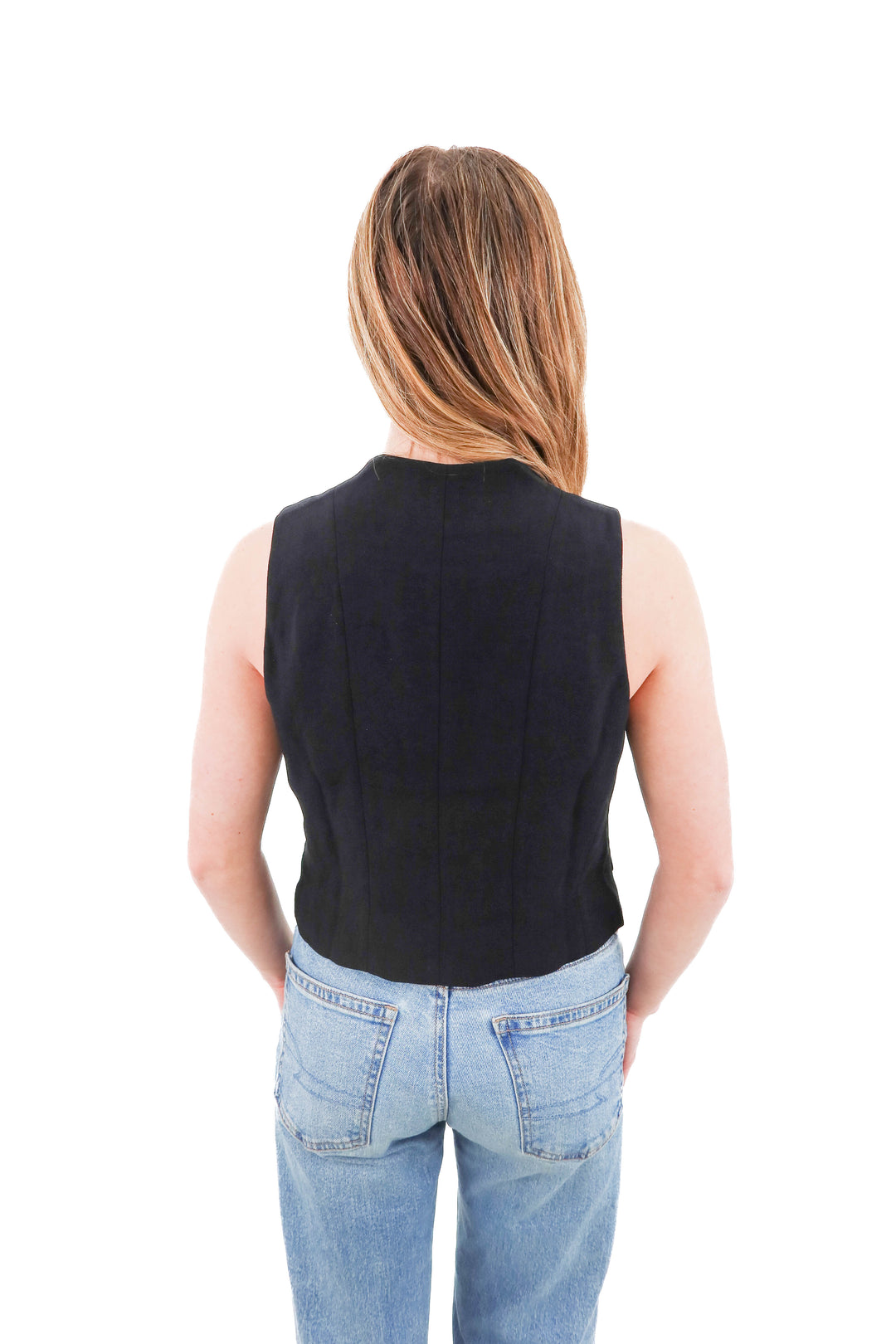 spanx black vest NWT (xs)