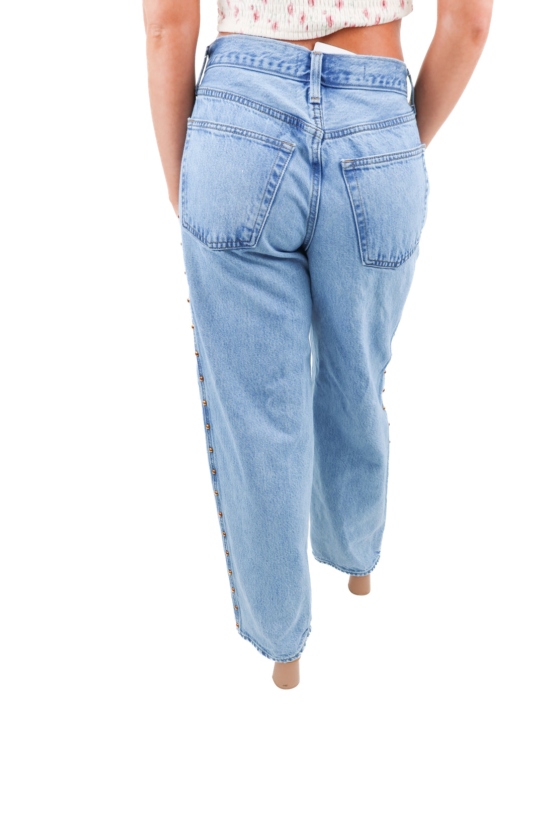 universal thread mid rise 90s gold studded baggy jeans (4)