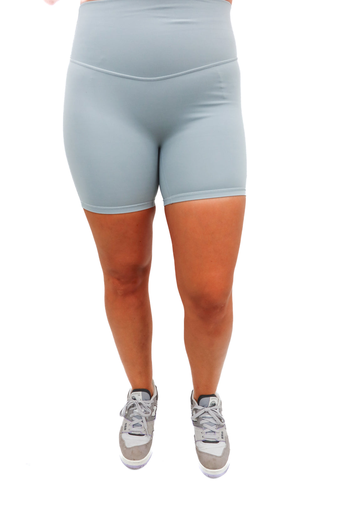 acta grey biker shorts (s; retail $50)