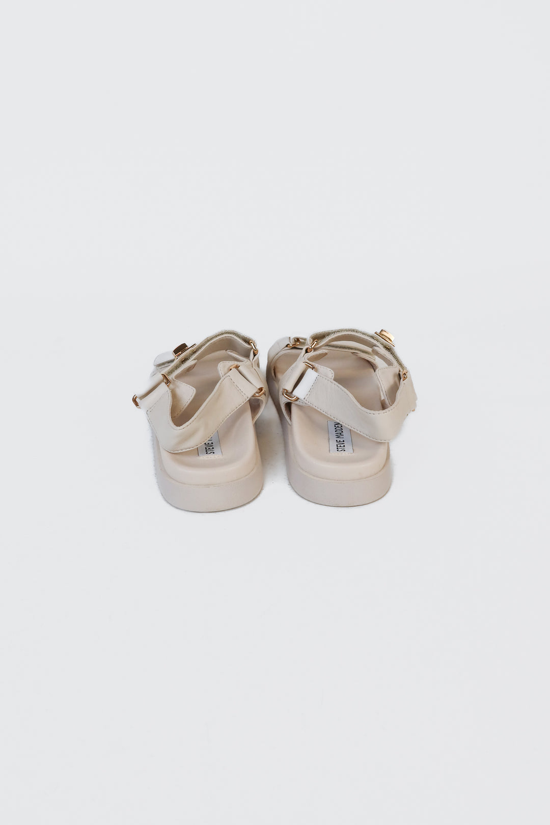 Steve Madden cream leather sandals (8.5)