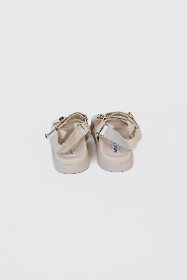 Steve Madden cream leather sandals (8.5)