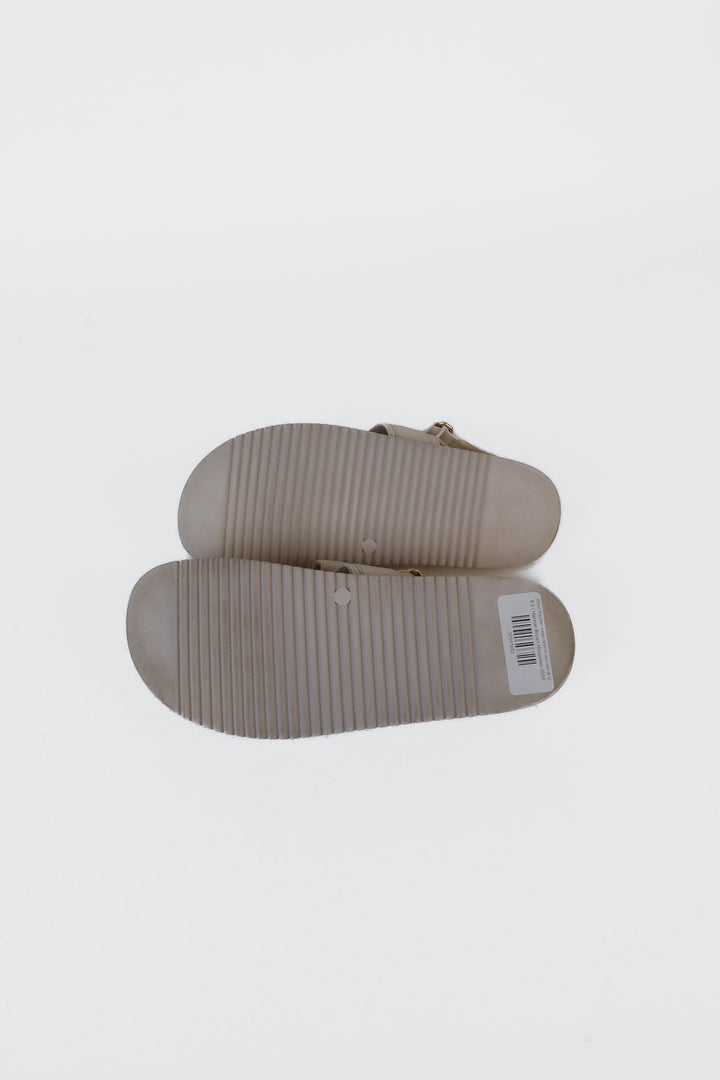 Steve Madden cream leather sandals (8.5)