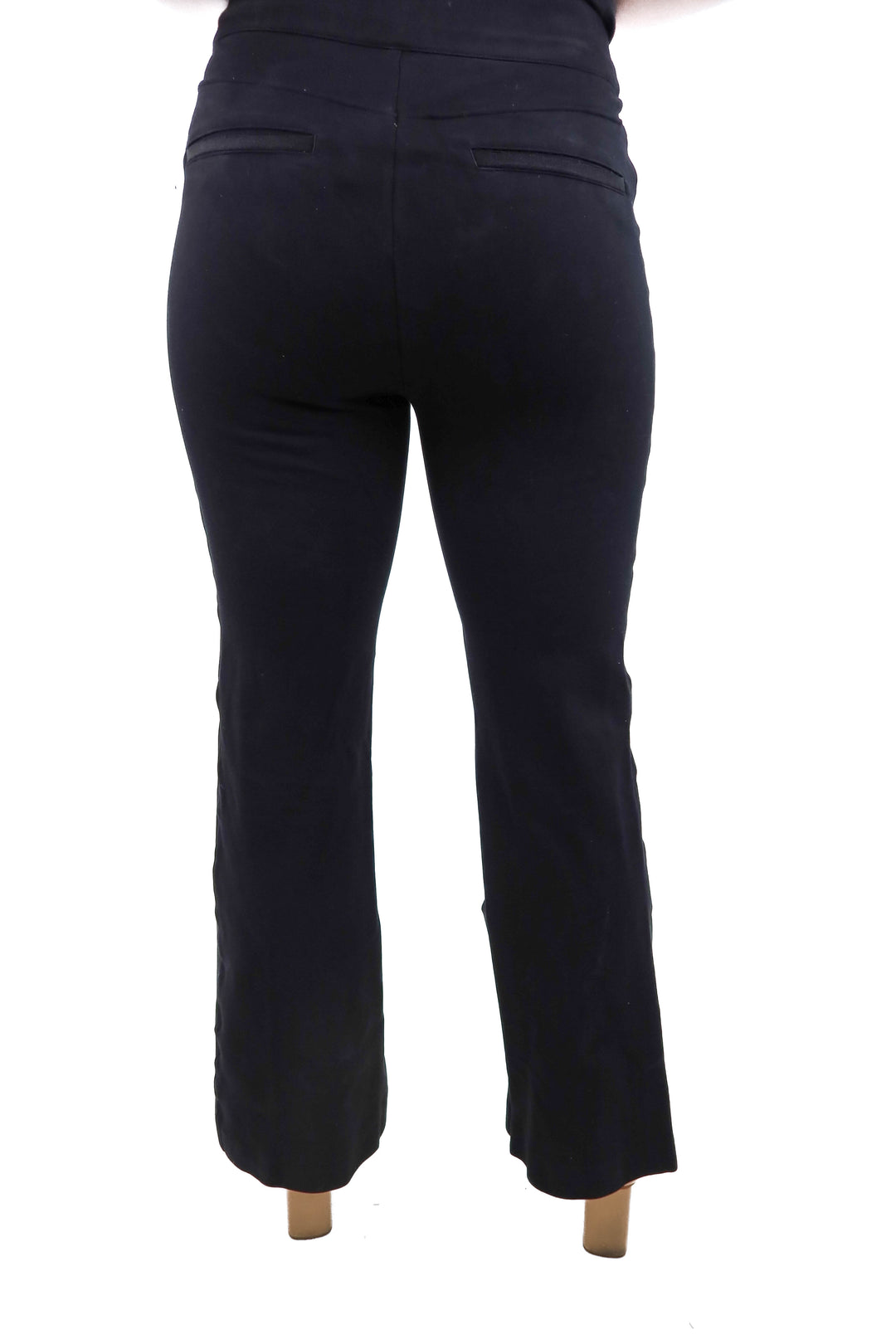 spanx black flare leg pant (s)
