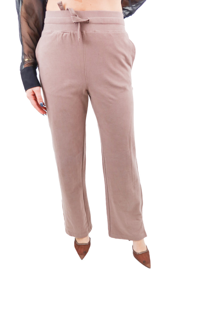 pact brown lounge sweat pants (S; retail $78)