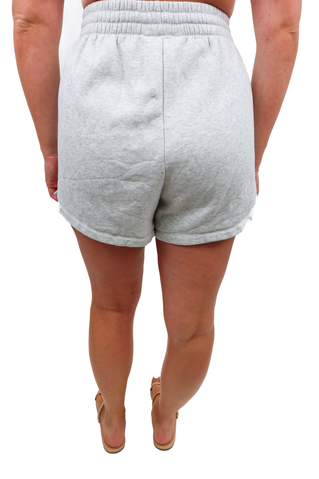 abercrombie & fitch grey sweat shorts (m; retail $40)
