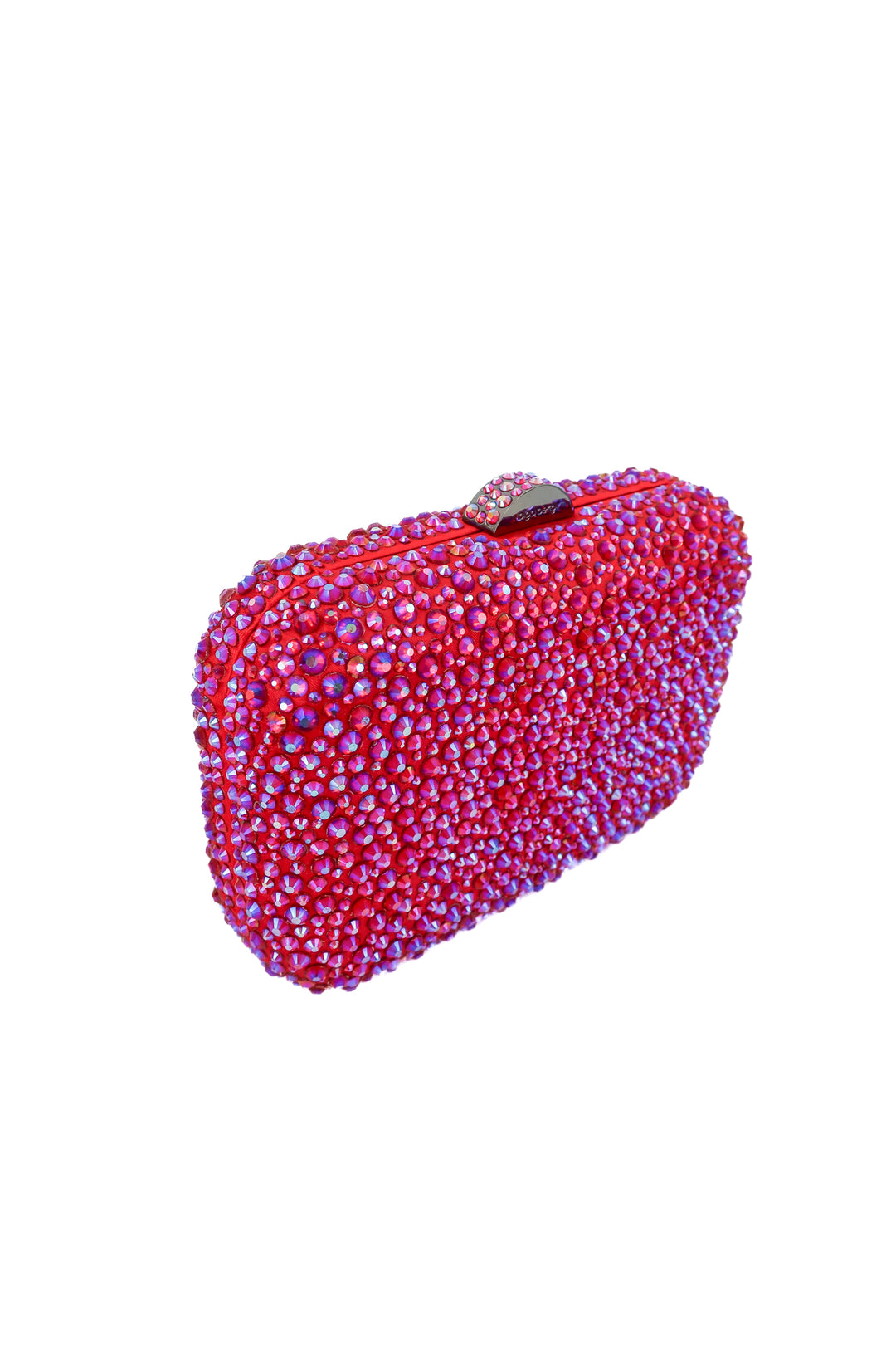 AUCTION olga berg pink rhinestone evening cluch- ends 11/11 at 8pm CT