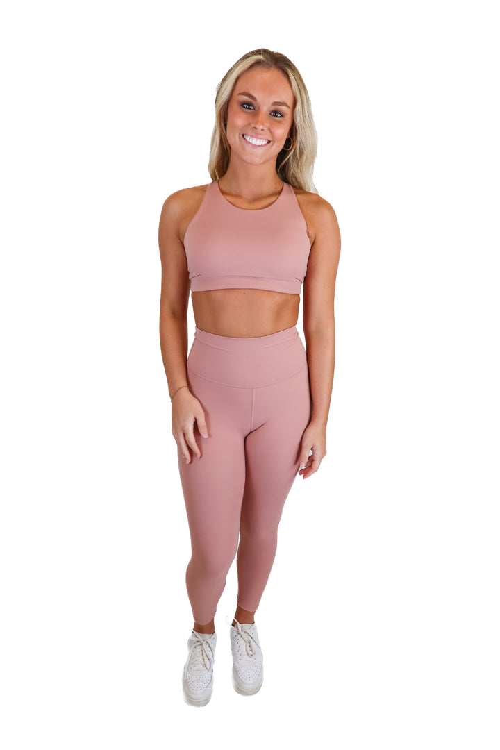 Southern Athletic light pink activewear set (S)