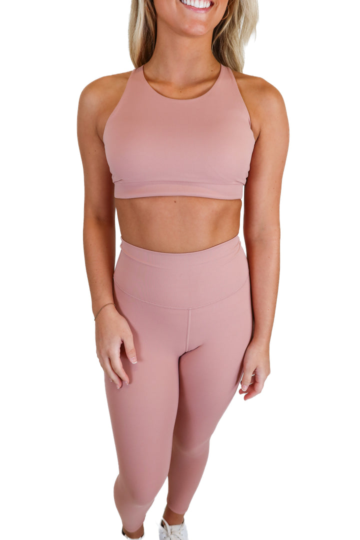 Southern Athletic light pink activewear set (S)