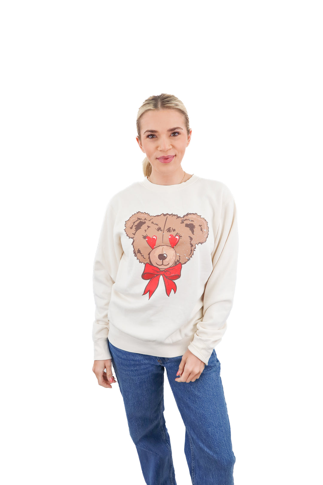 living fully x mallory ervin bear crewneck (s)