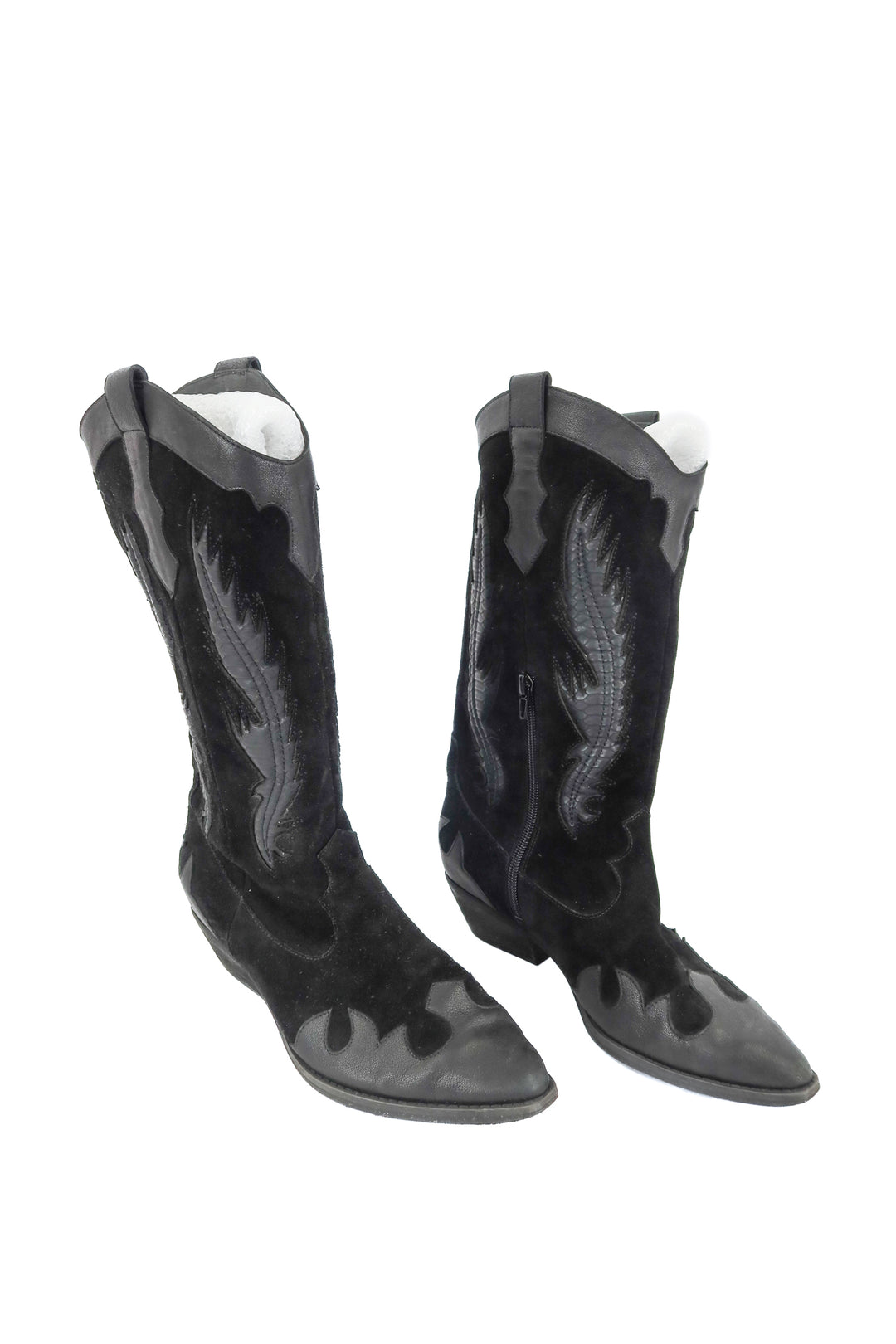 AUCTION zodiac black western boots (7.5)- ends 11/11 at 8pm CT