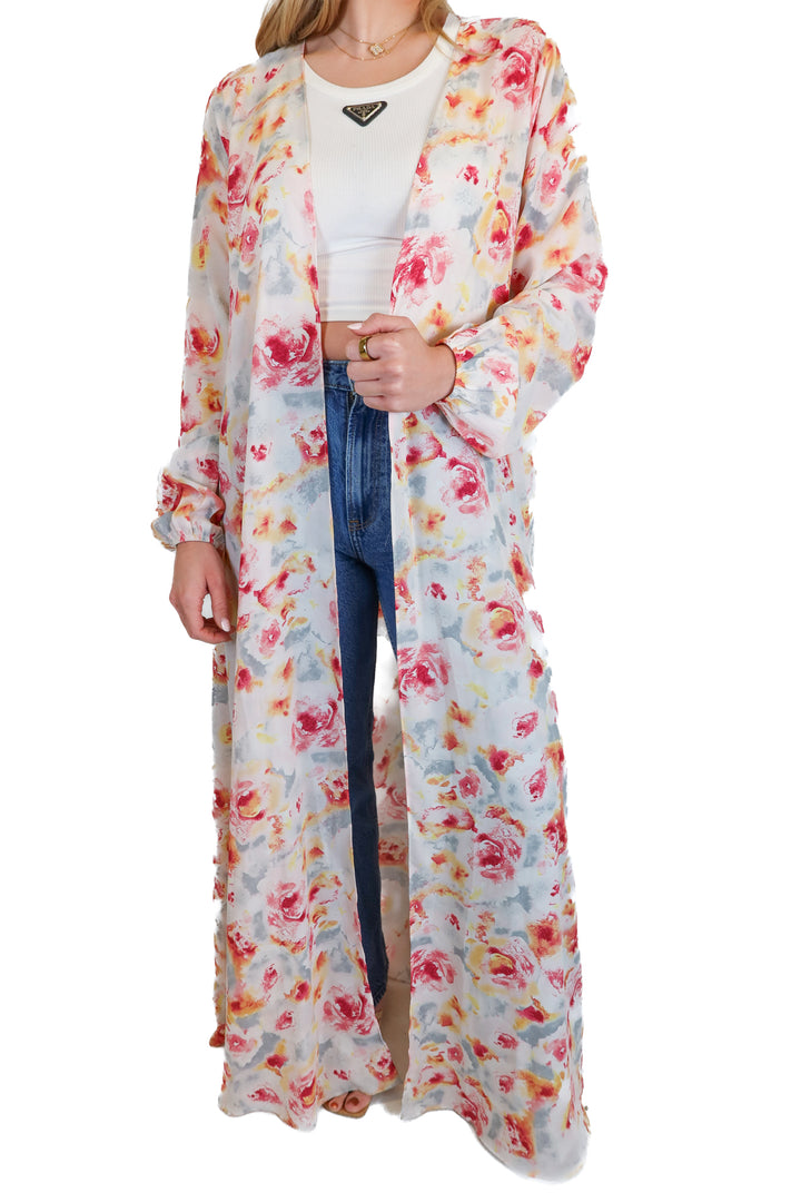 Buddy Love Floral Duster Kimono (S/M)