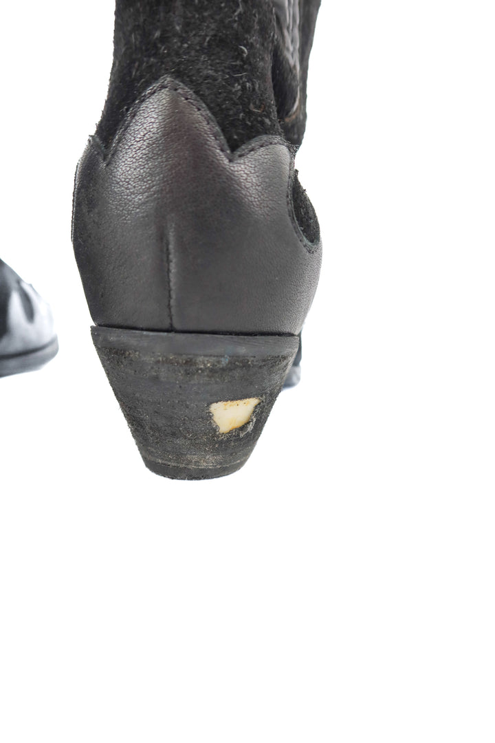 AUCTION zodiac black western boots (7.5)- ends 11/11 at 8pm CT