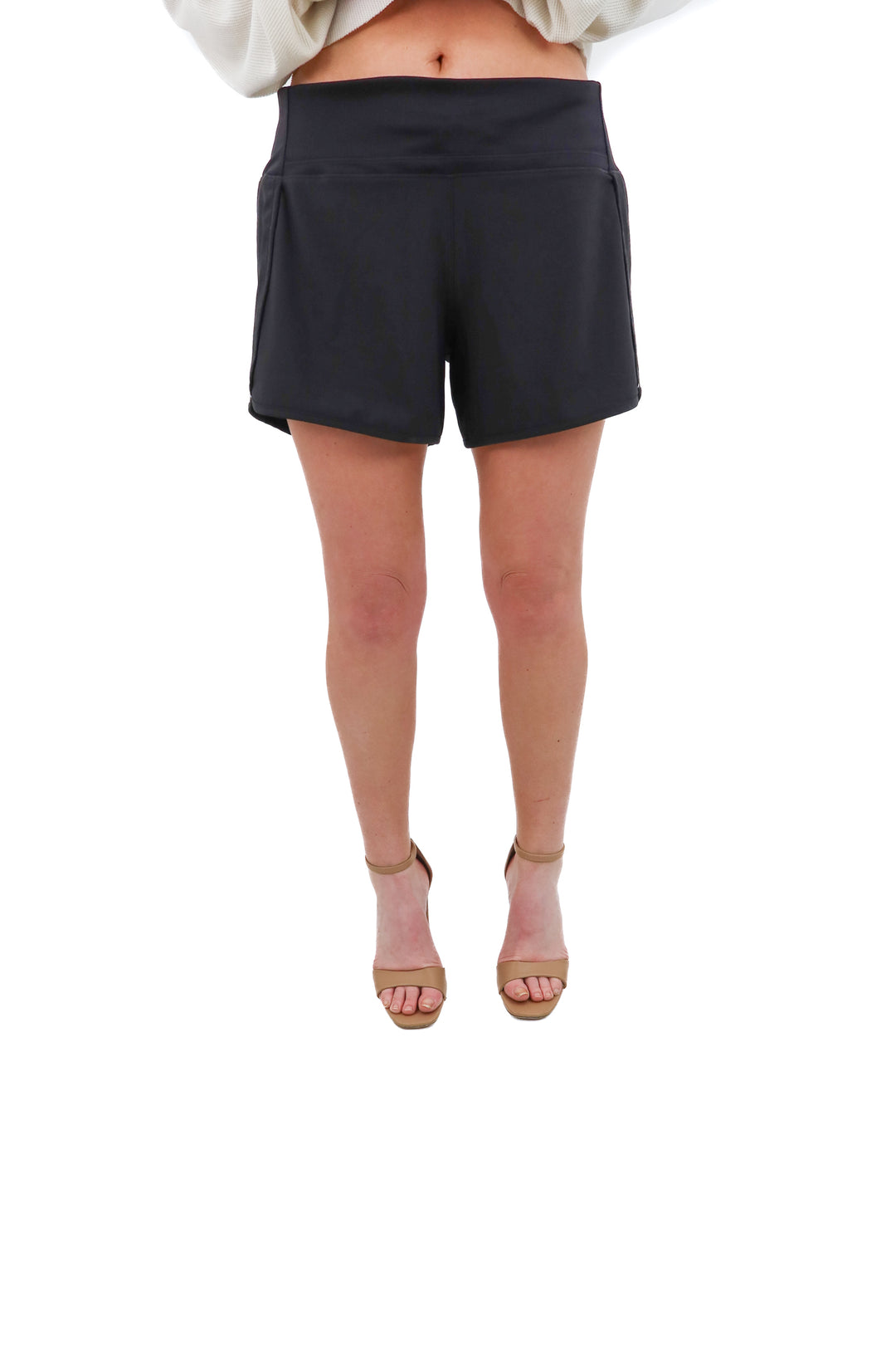 free fly black shorts NWT (l; retail $68)