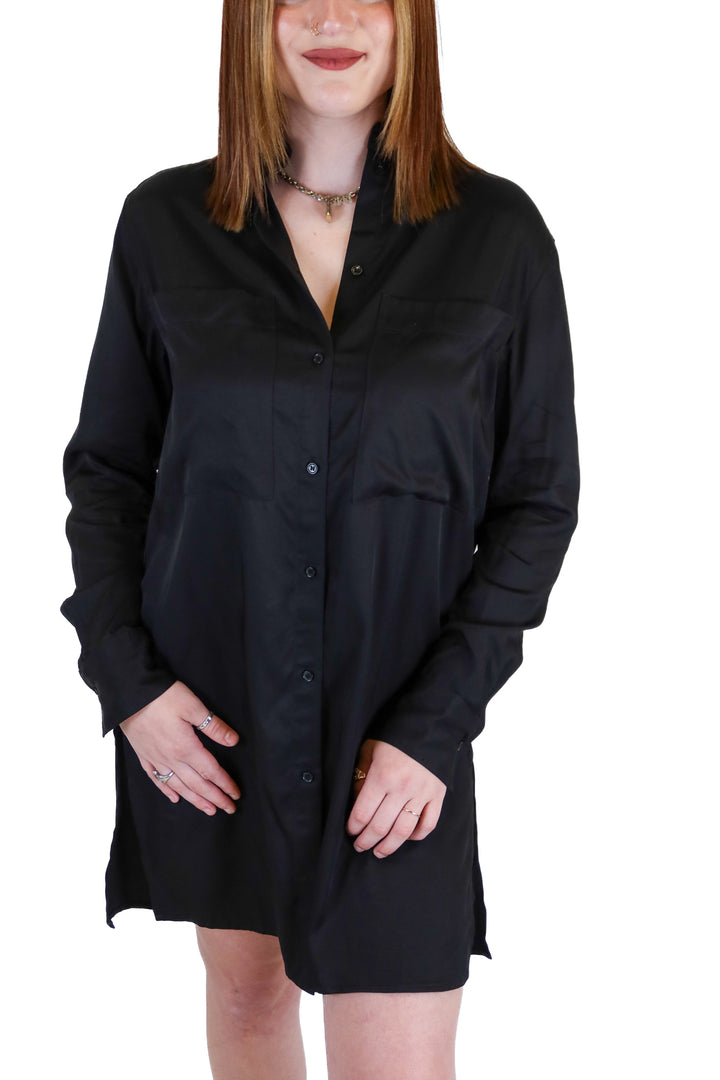 H&M Black Shirt Dress NWT (XS)