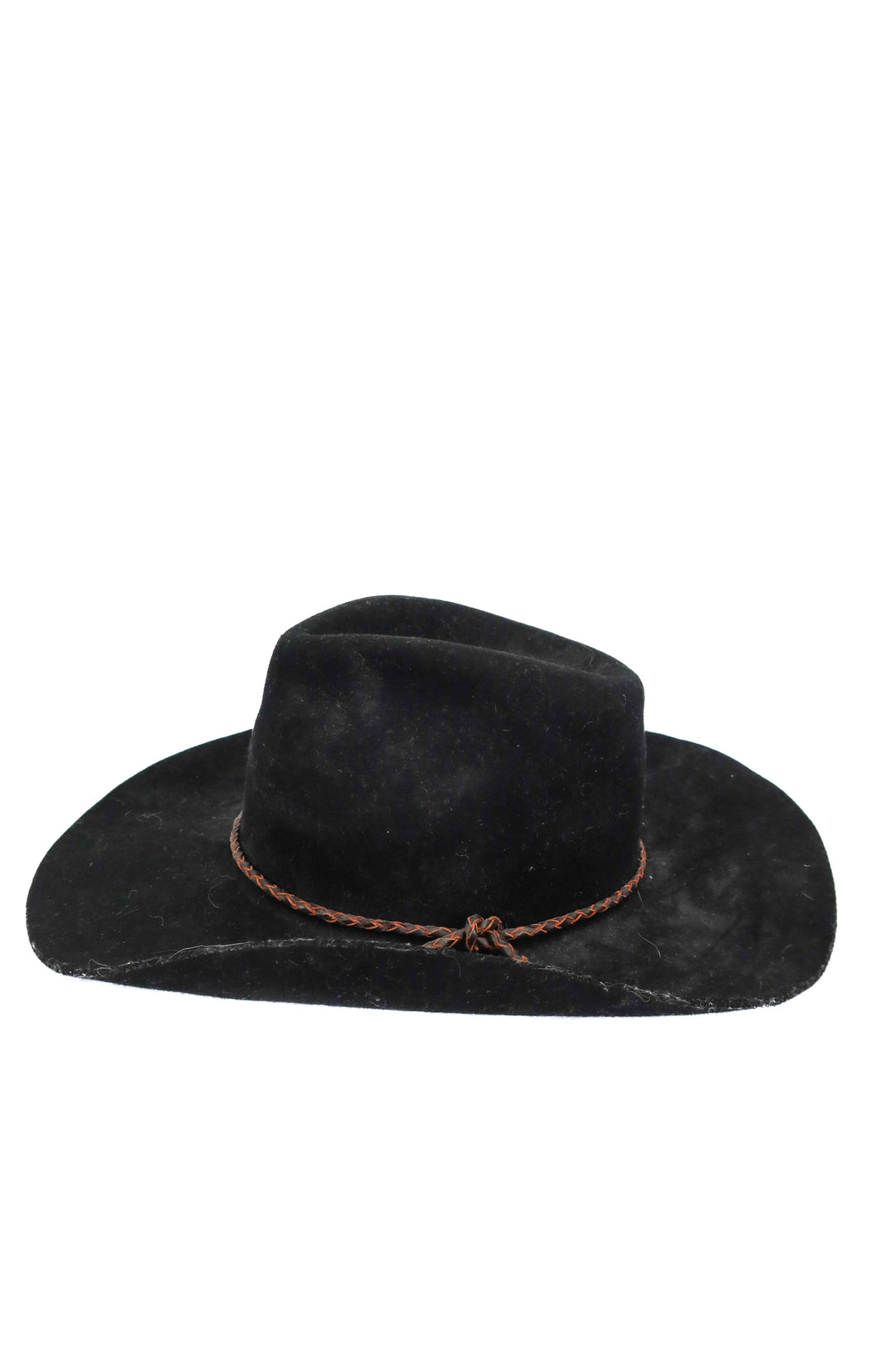 AUCTION brixton black jenkins wool/felt asymmetrical cowboy hat (s)*- ends 11/11 at 8 pm CT