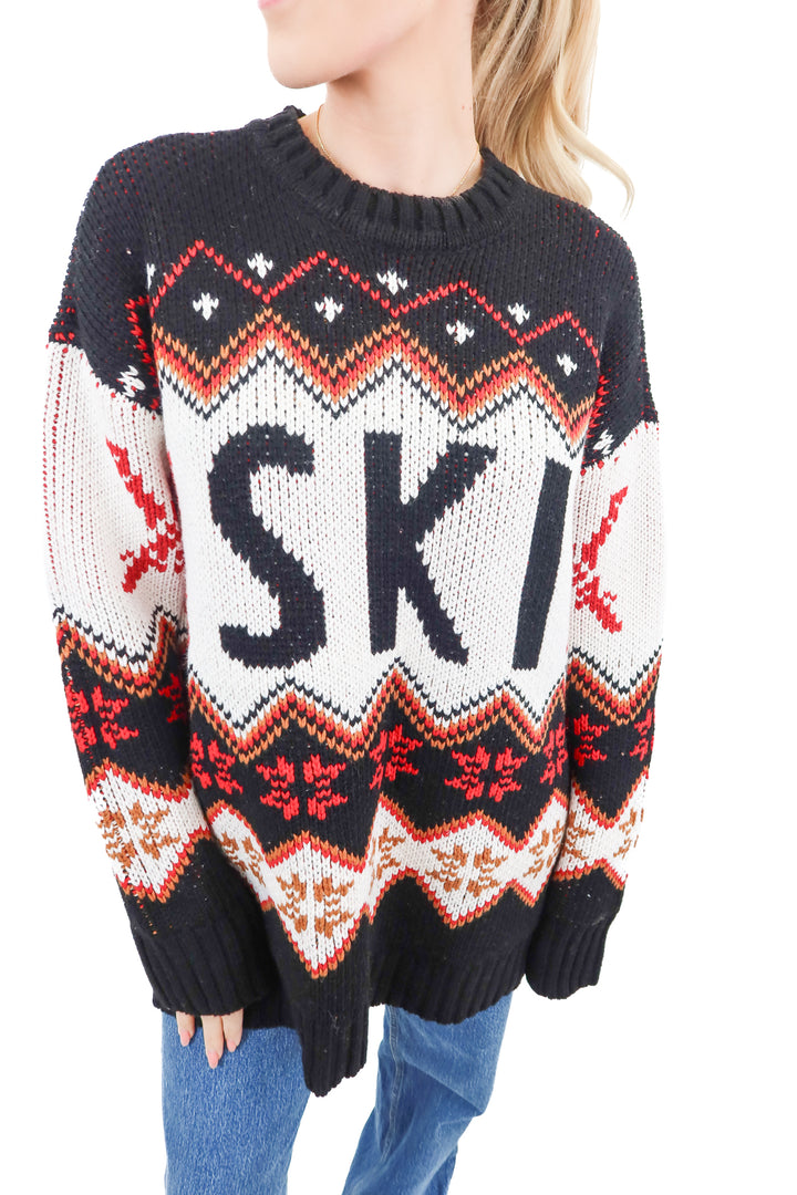show me your mumu ski sweater NWT (xs; retail $158)