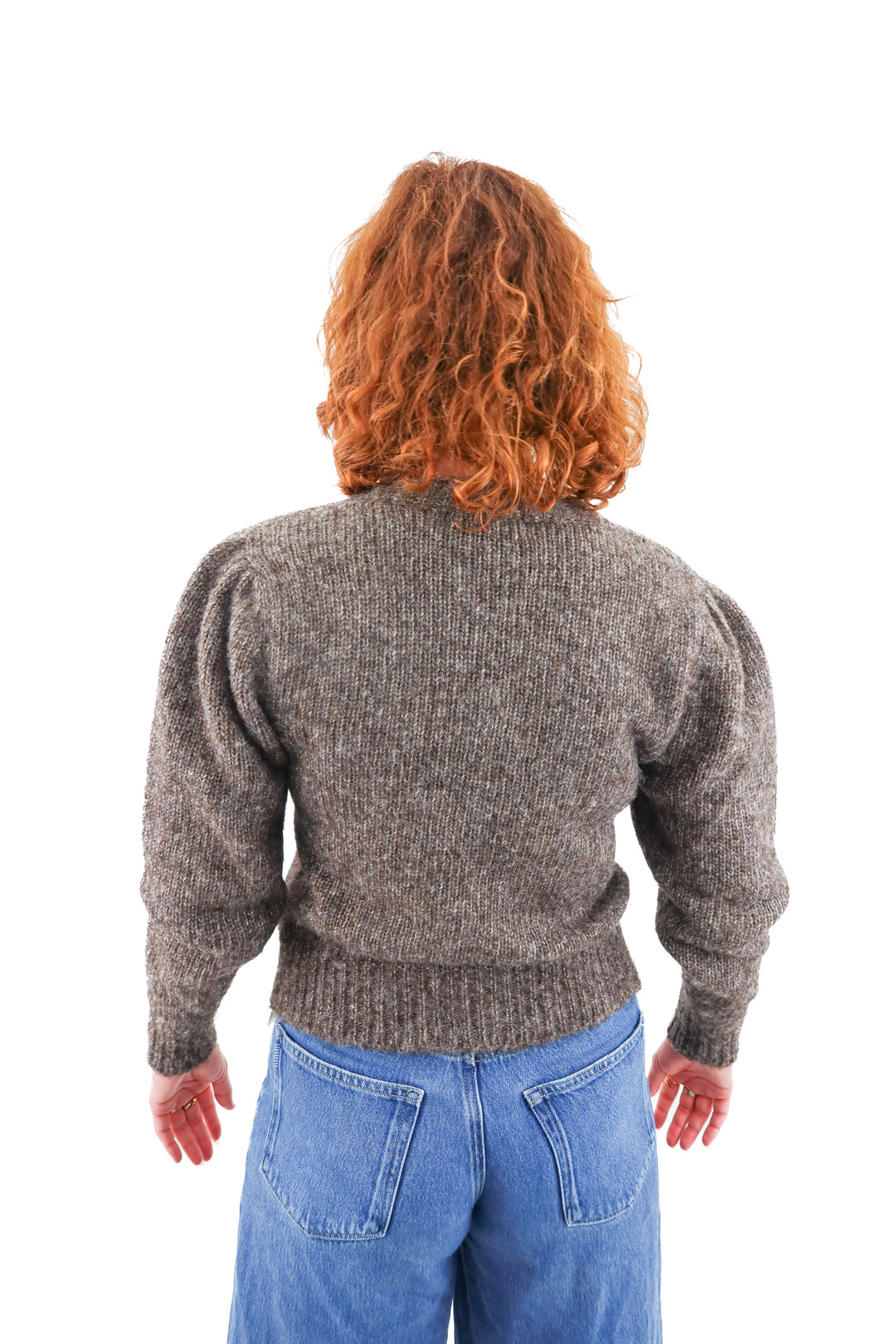 st. roche gray floral cardigan (xs; retail $400)