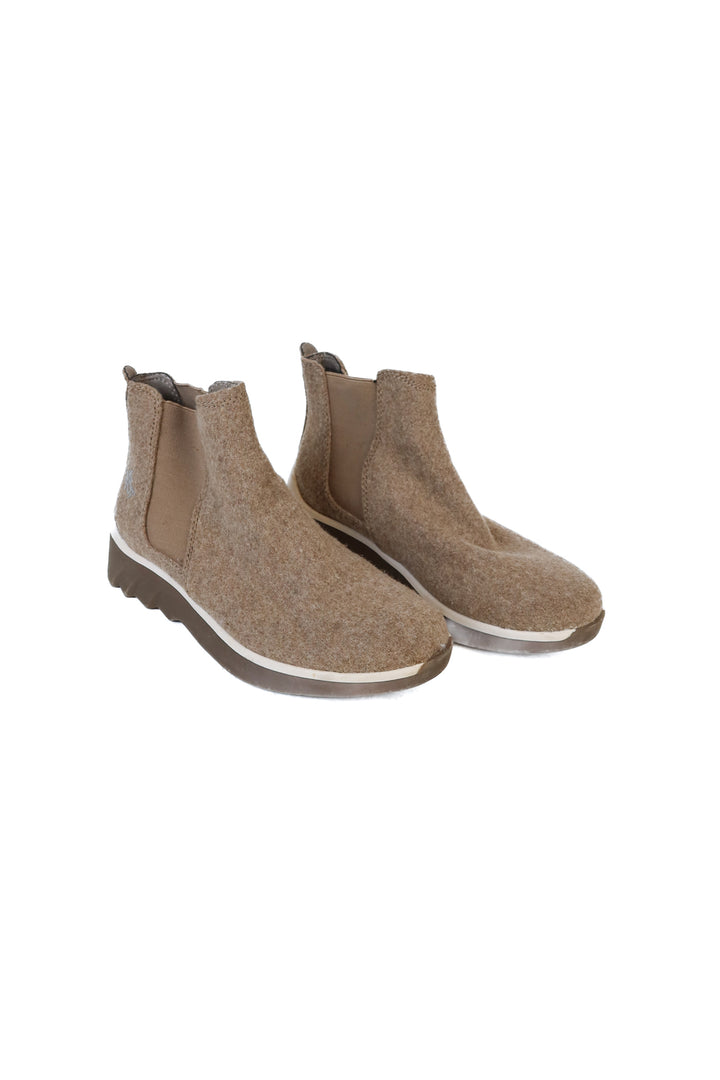 OTBT Light Brown Wool Ankle Booties (6.5)