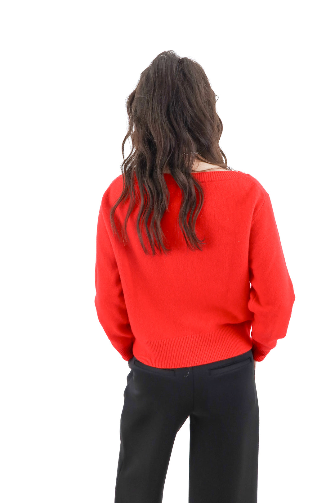aritzia red cashmere sweater (xxs; retail $168)