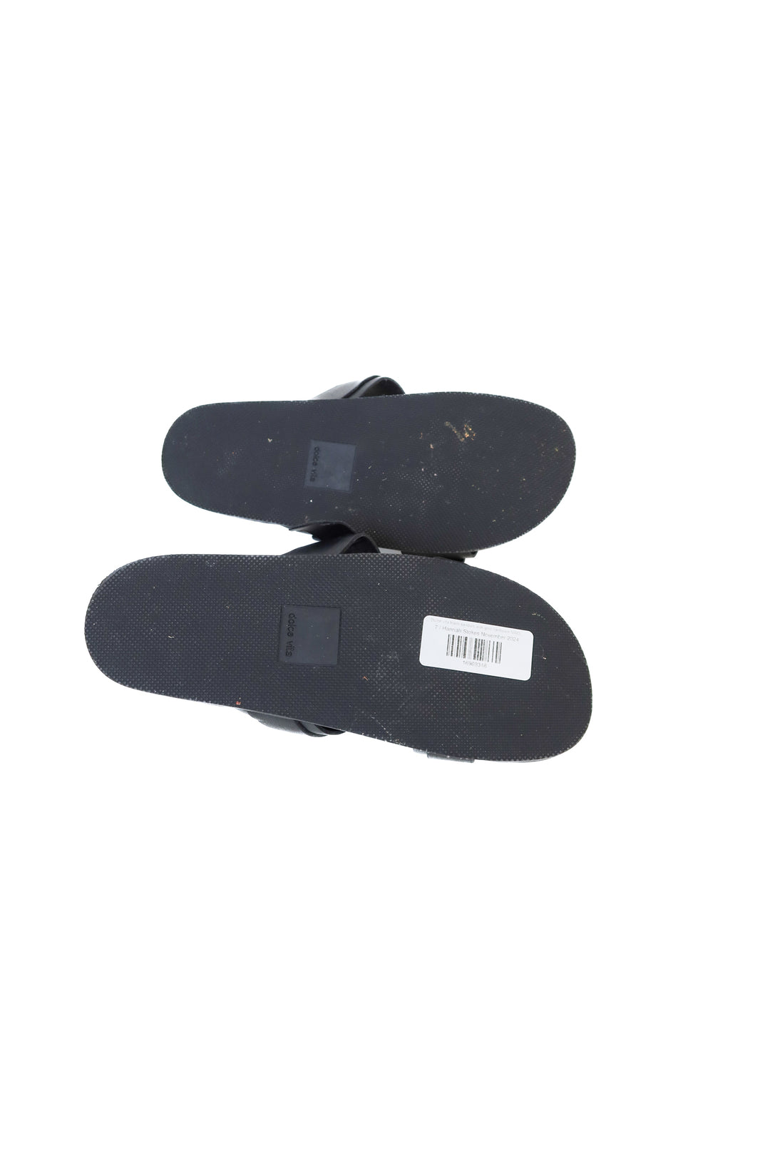 Dolce vita black sandals with gold hardware NWOT (7)