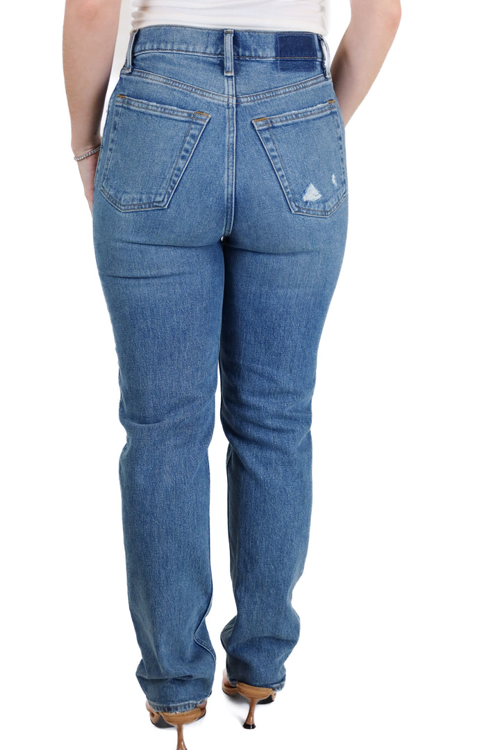 Abercrombie The '90s Straight Ultra High Rise Blue Jeans (26)