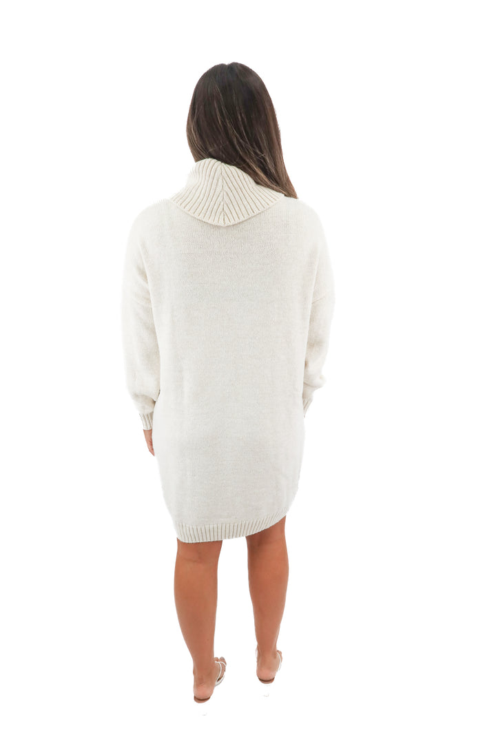 topshop ivory turtleneck dress (8)
