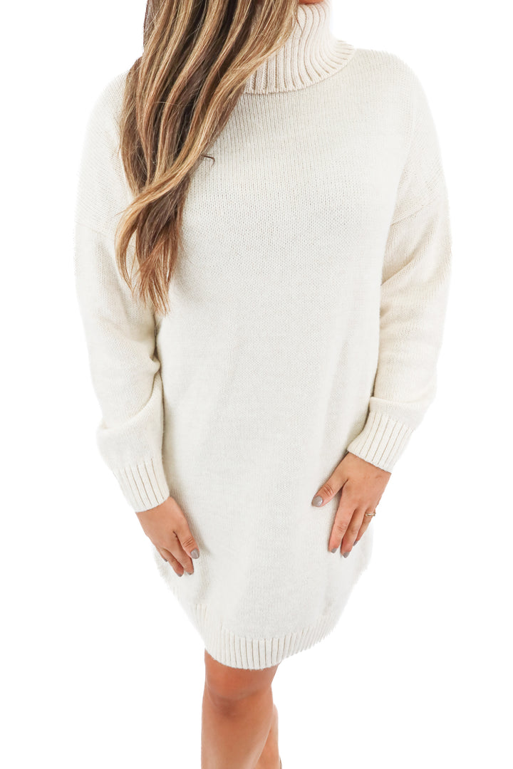 topshop ivory turtleneck dress (8)