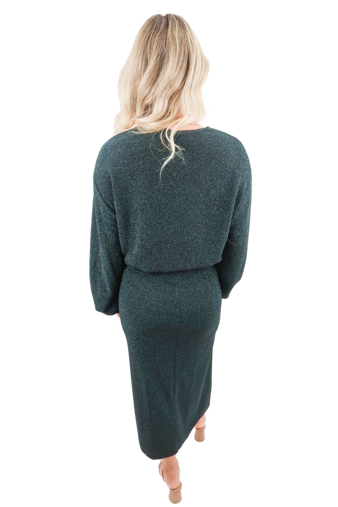 show me your mumu green metallic set (xs; retail $178)