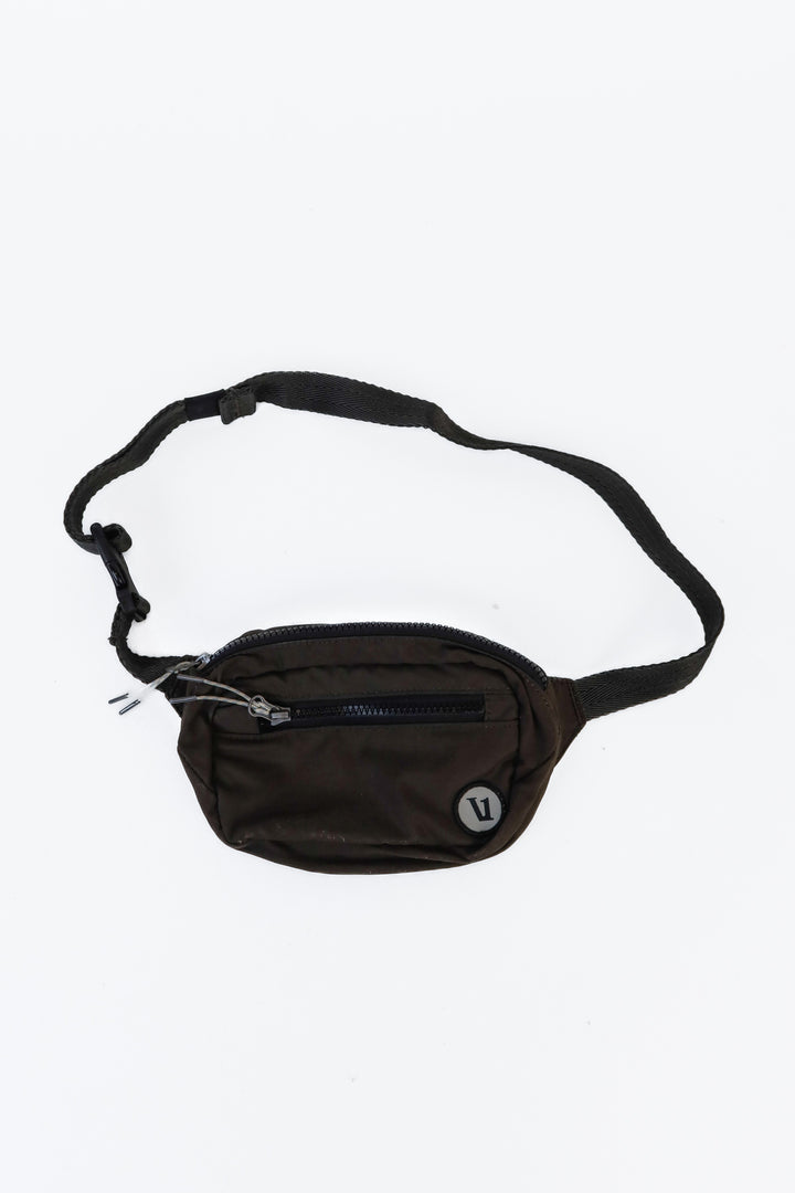 Vuori Army Green Nylon Belt Bag