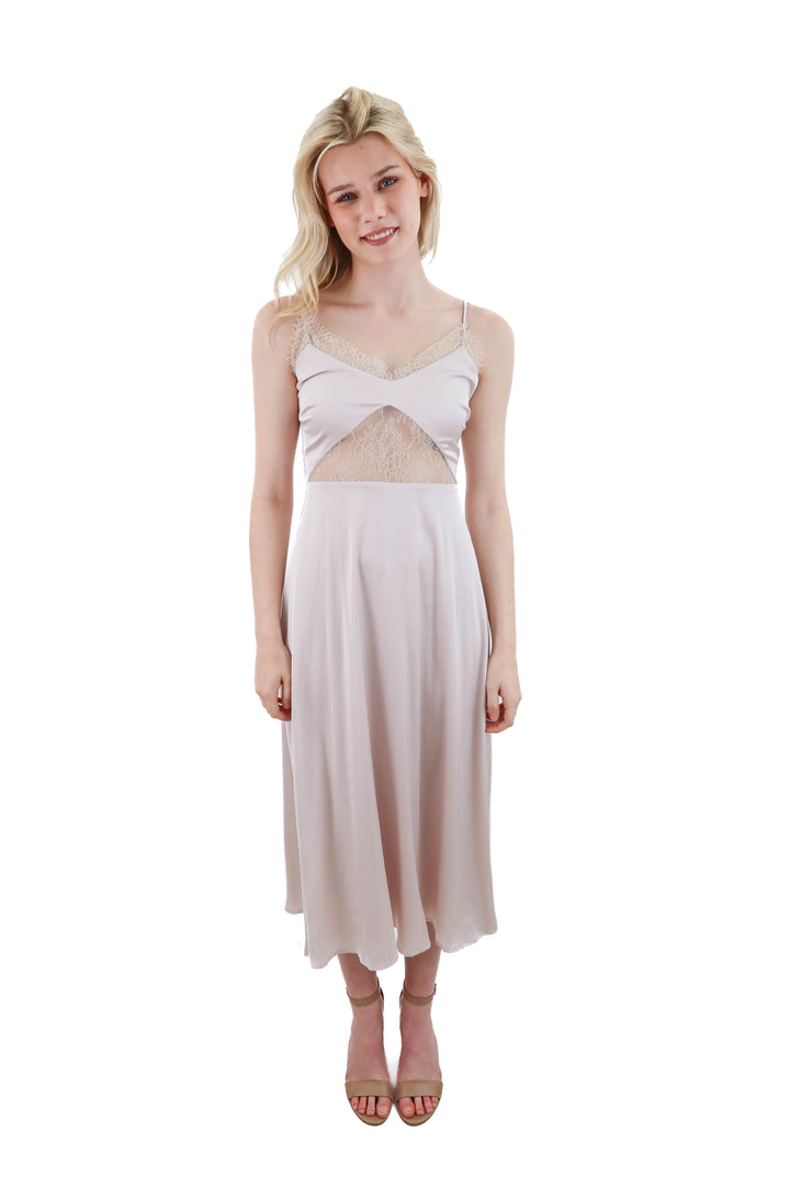 slide show blush lace ariel dress NWT (8)