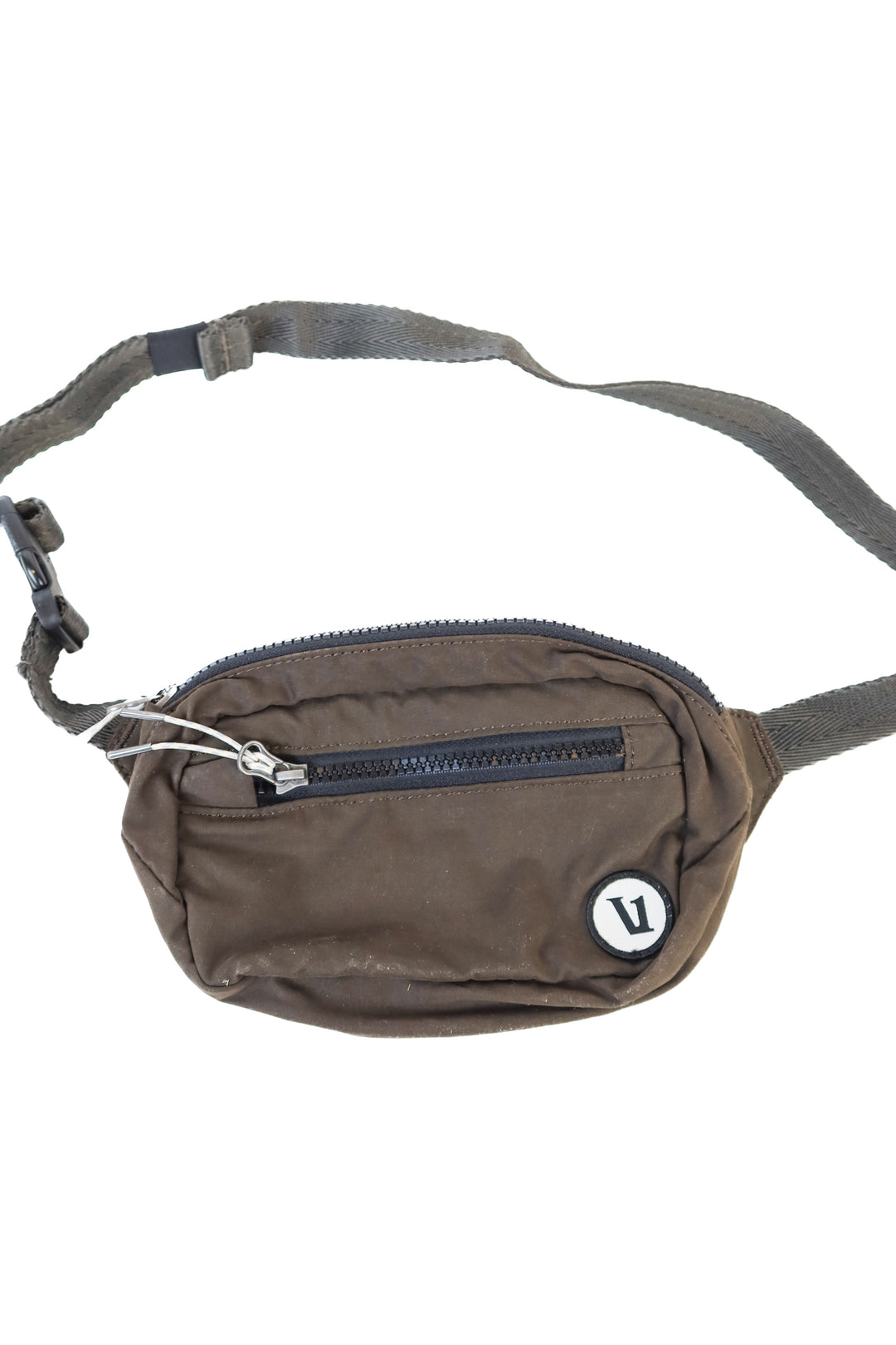 Vuori Army Green Nylon Belt Bag