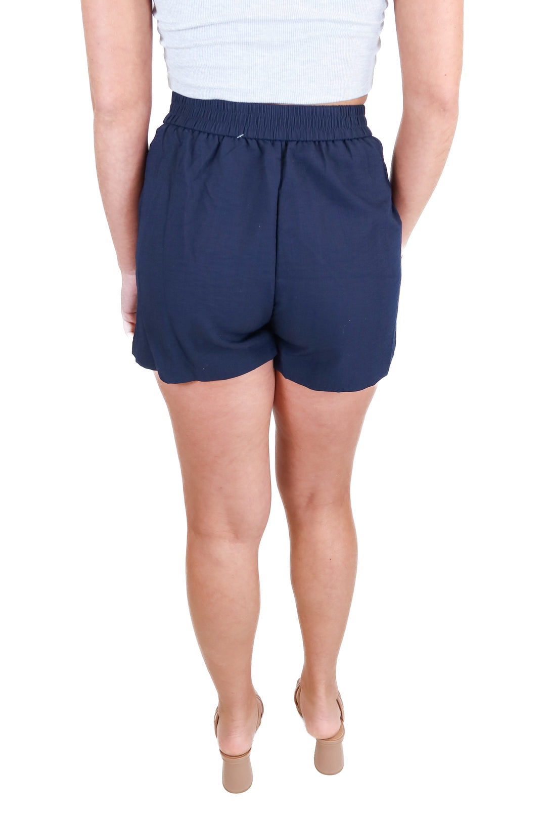 Navy blue dress shorts (XS)