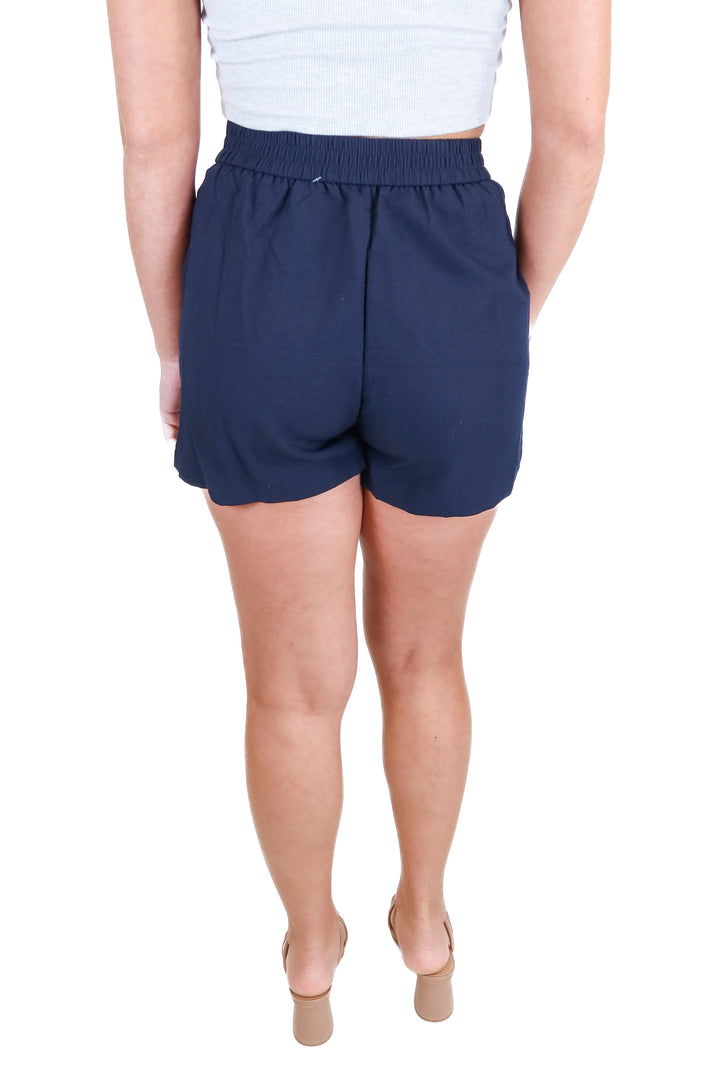 Navy blue dress shorts (XS)