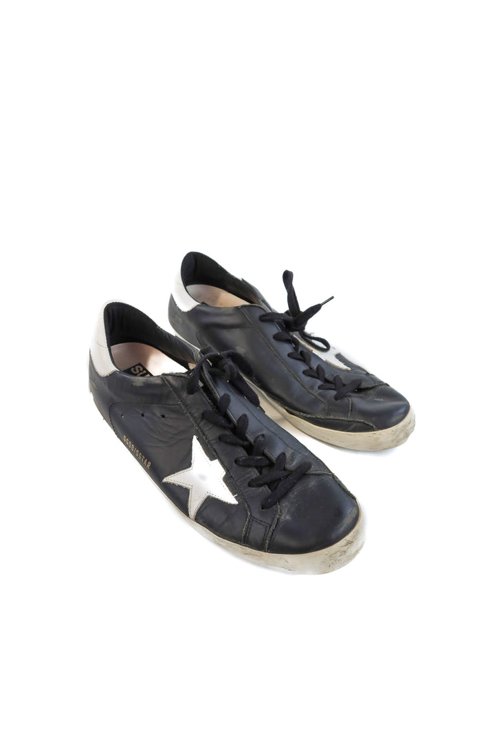 golden goose Superstar deluxe black sneakers (41; retail $595)