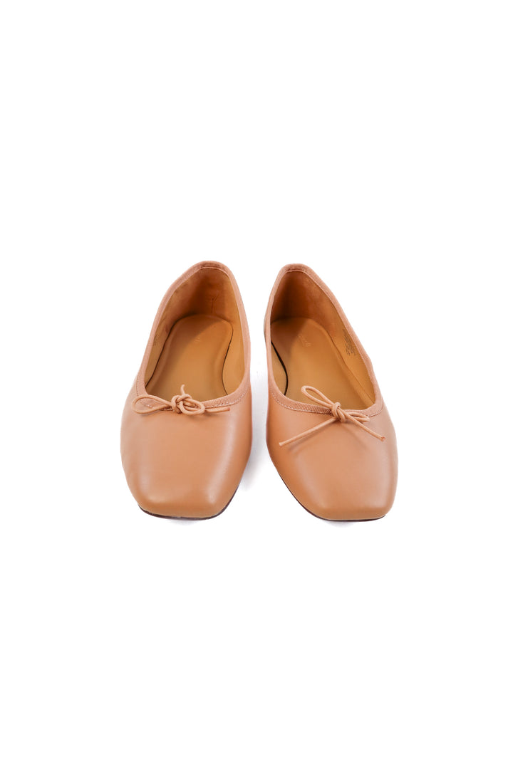 J. Crew Tan Ballet Flats (9; retail $128)