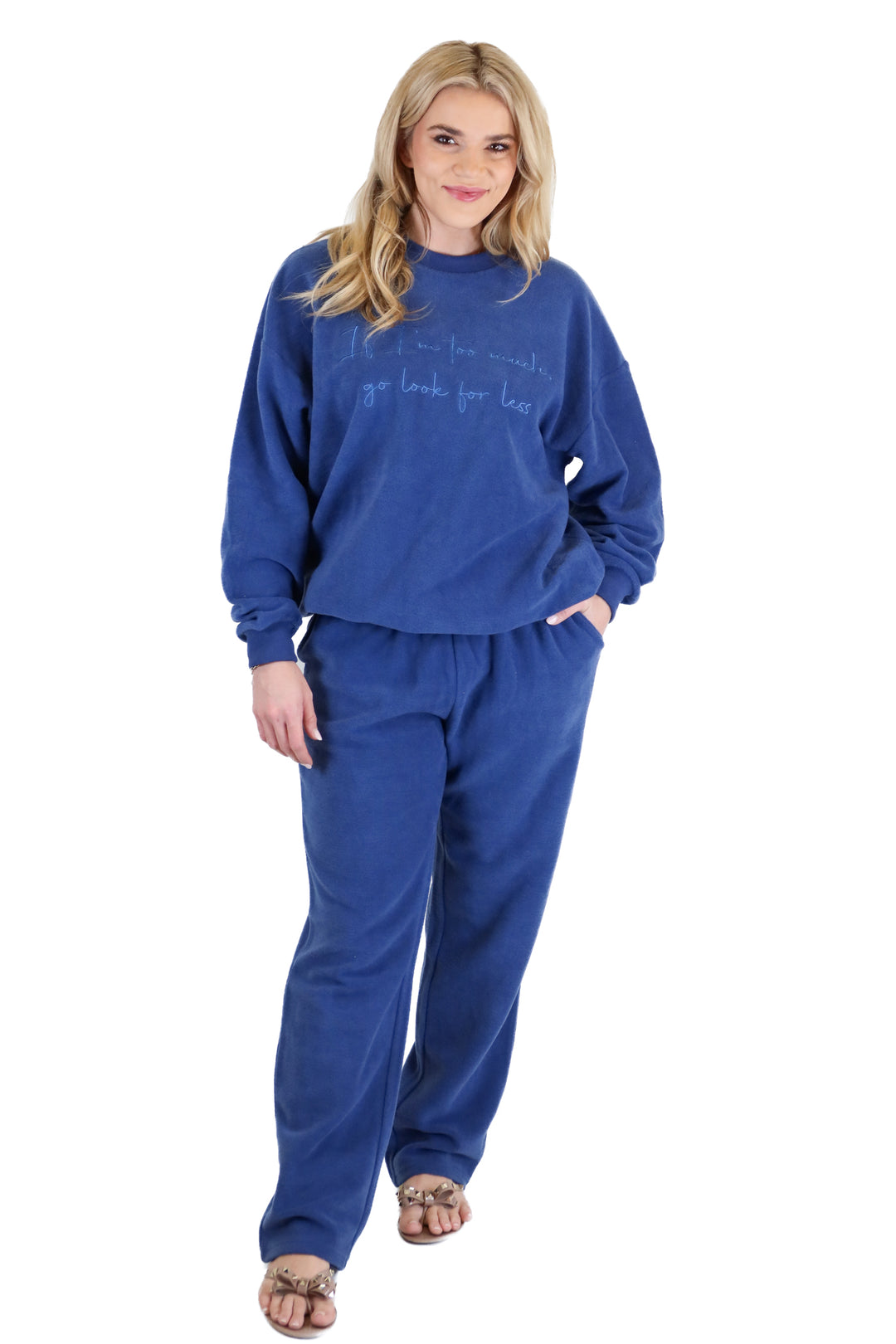 Kittenish Blue Sweat Suit NWT (S)