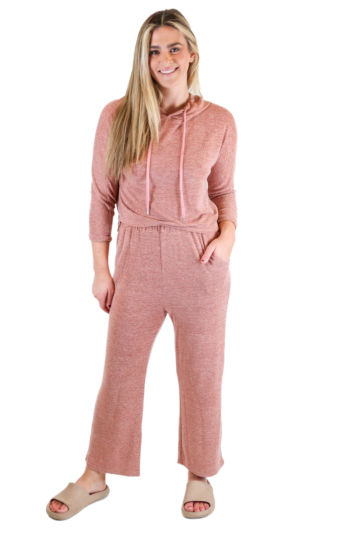 Goodnight Macaroon Pink Knit Set (S)