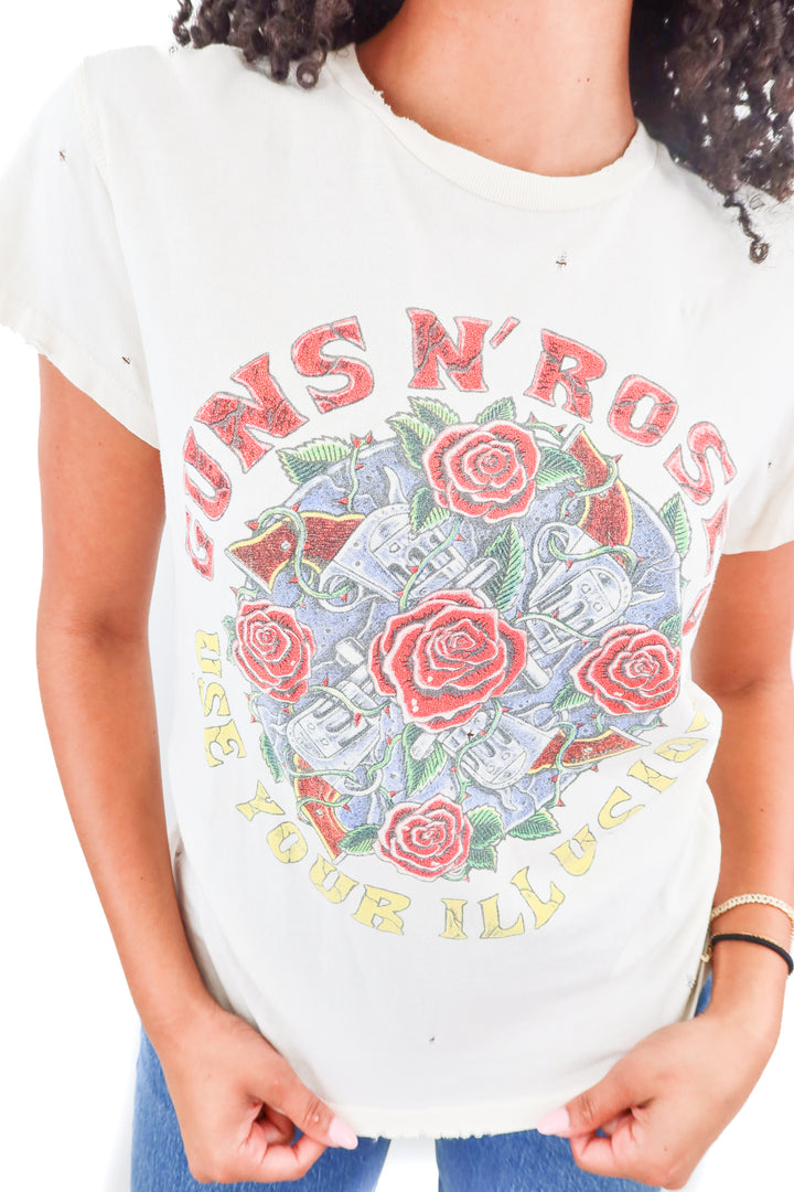 made worn gun n roses graphic tshirt (xs; retail $175)