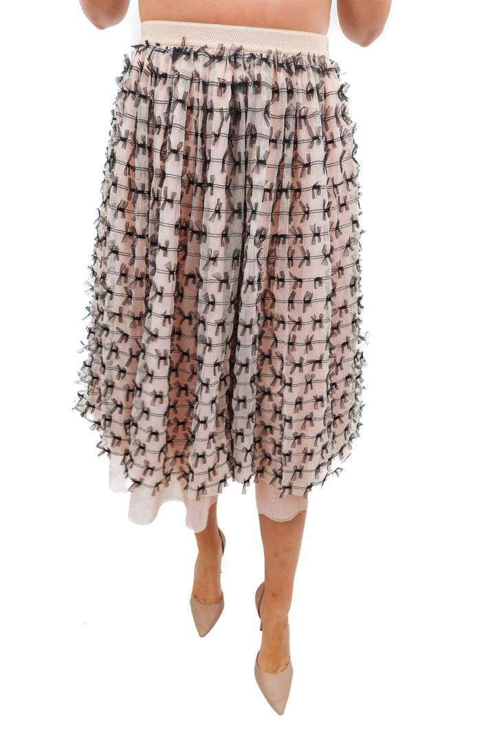 maeve tulle bow midi skirt (s; retail $148)