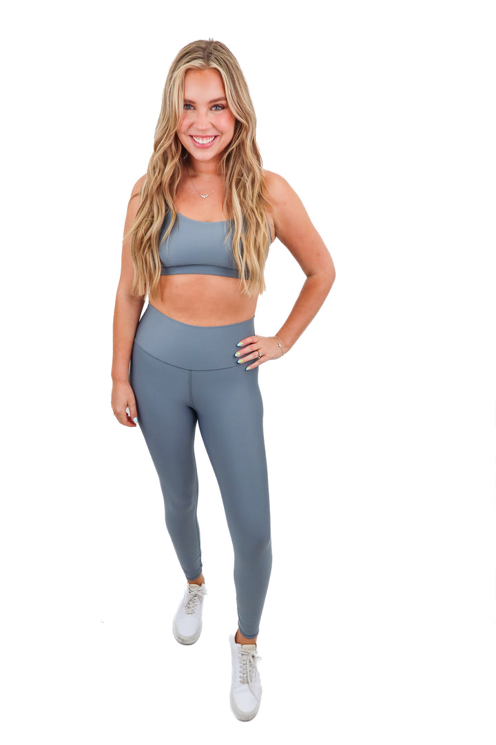 alo grey metallic set (M/L; retail $230)