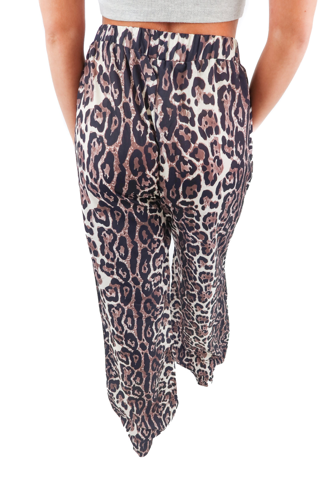 commense animal print pants (xs)