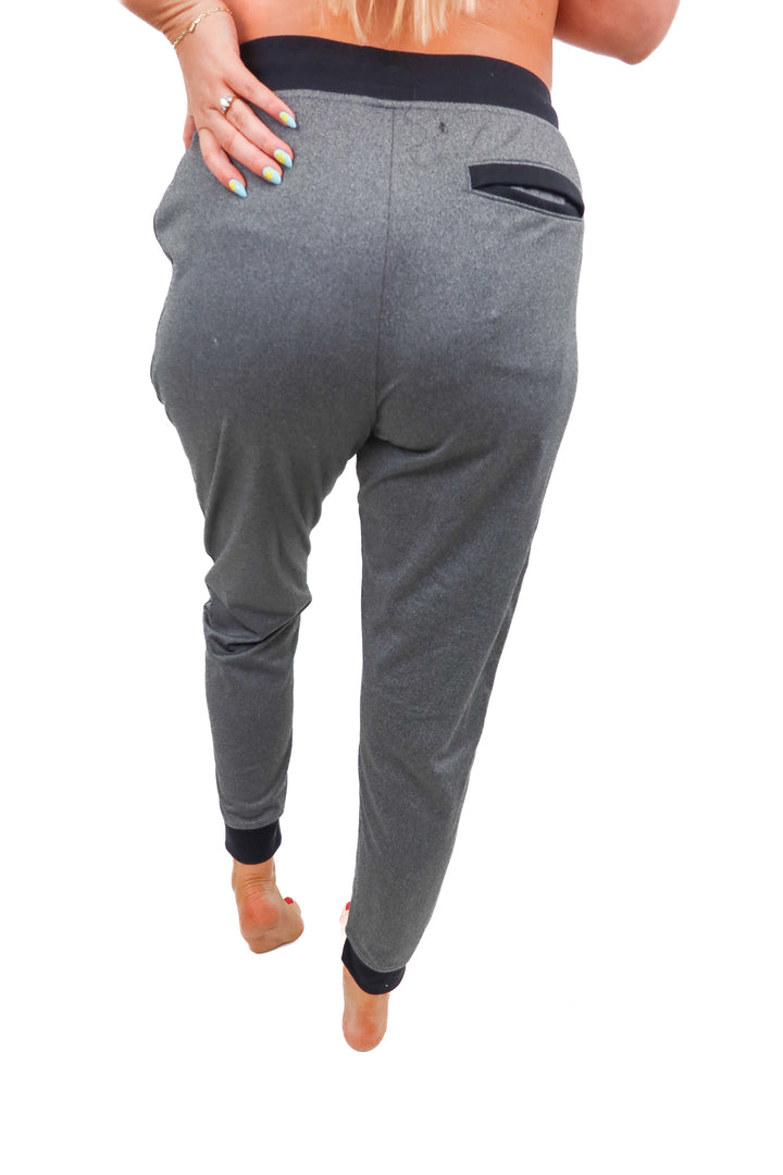 under armour grey joggers (L)