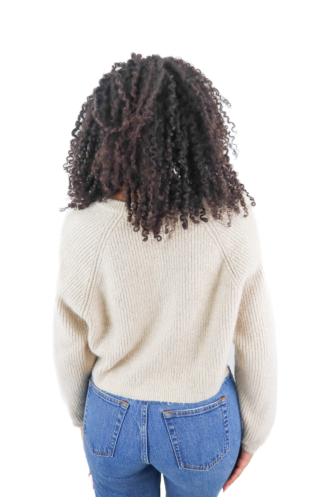 bdg oatmeal button front sweater (s; retail $59)