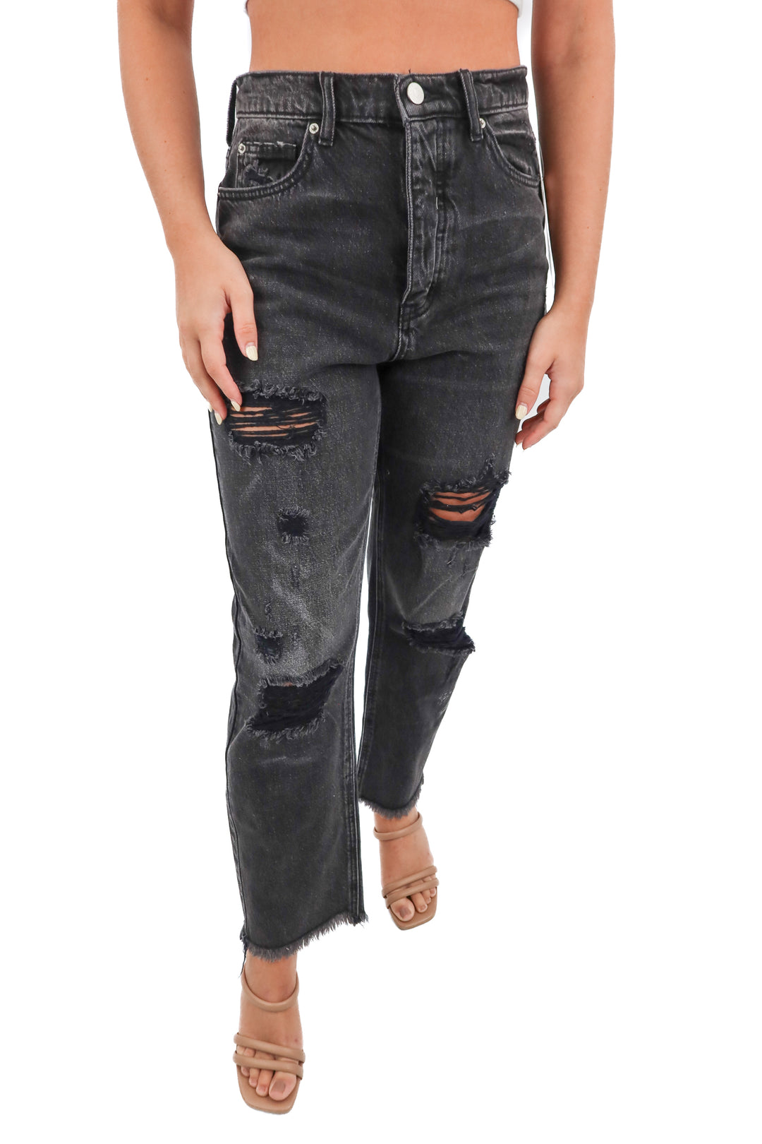 urban outfitters black slim jeans NWT (28; retail $64)