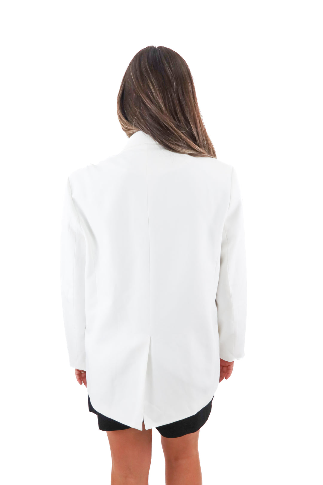 nasty gal white pearl blazer NWT (M; retail $167)