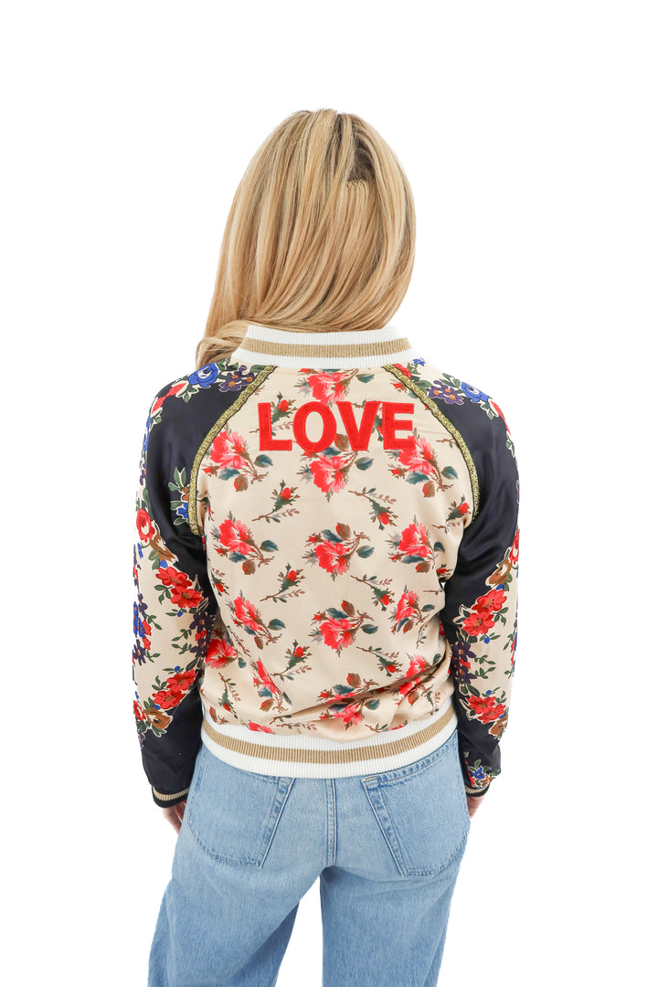lola the boys patterened bomber jacket (s; retail $88)